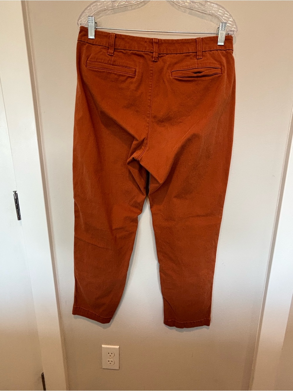 J. Crew Women's Rust Orange Chinos - Picture 2 of 4